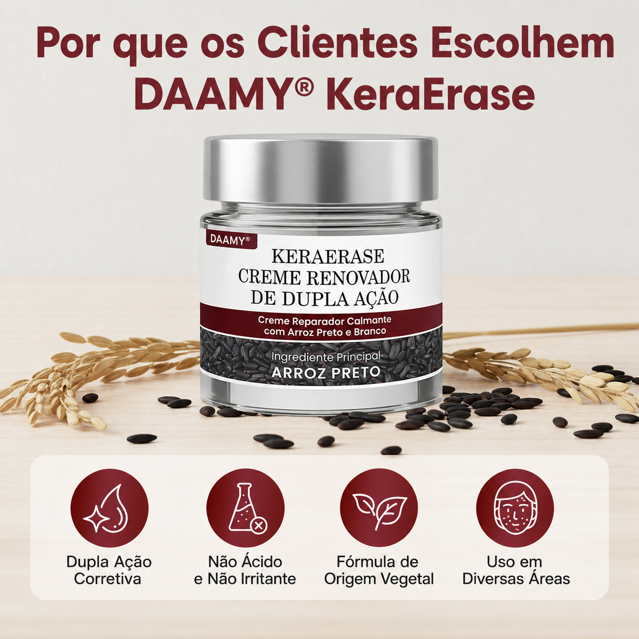 👨‍⚕️🌿𝑫𝑨𝑨𝑴𝒀® KeraErase Creme Renovador de Dupla Ação