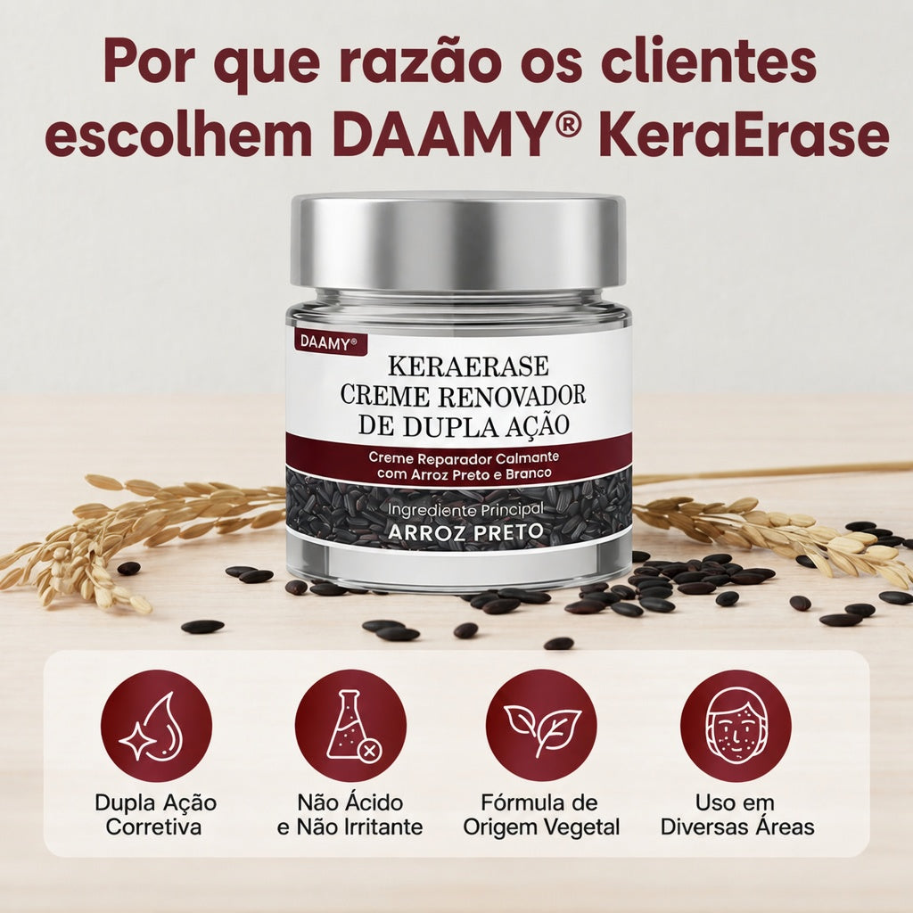 👨‍⚕️🌿𝑫𝑨𝑨𝑴𝒀® KeraErase Creme Renovador de Dupla Ação