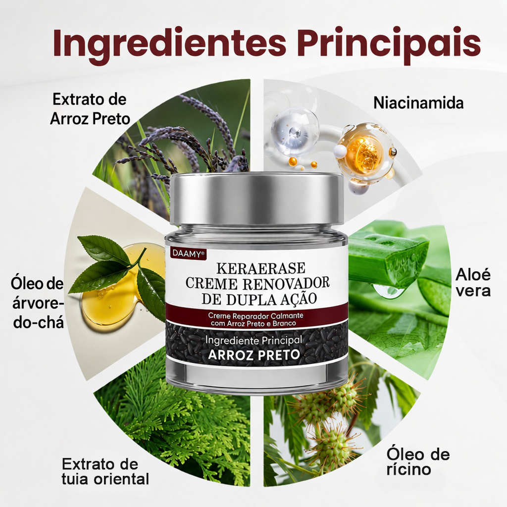 👨‍⚕️🌿𝑫𝑨𝑨𝑴𝒀® KeraErase Creme Renovador de Dupla Ação